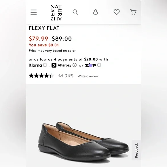 Naturalizer Flexy Ballet Flat - Picture 7 of 7